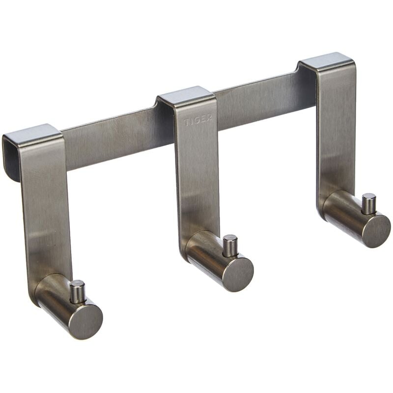 foto del prodotto rhino gancio doccia rack 6 8mm, acciaio inox spazzolato, 16 x 6,1 x 3,7 cm tiger