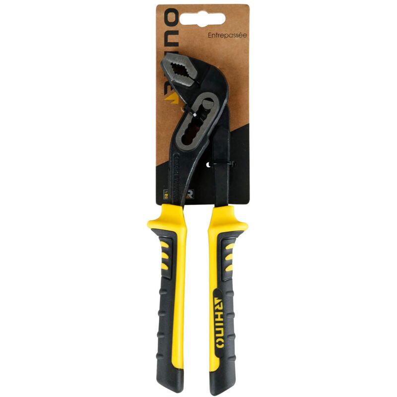 foto del prodotto rhino pinza multipresa 250 mm interrotta universale fabbricato in acciaio cromo vanadio lunghezza 250 mm manico bimateriale alta qualit 