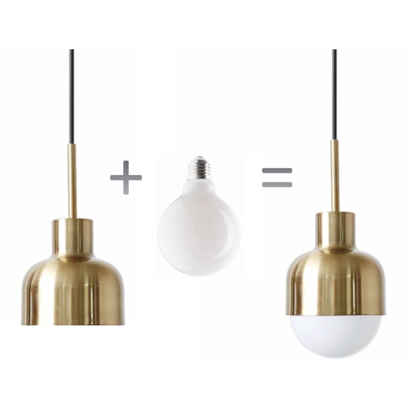 foto del prodotto rho lampada a sospensione moderna lampadina