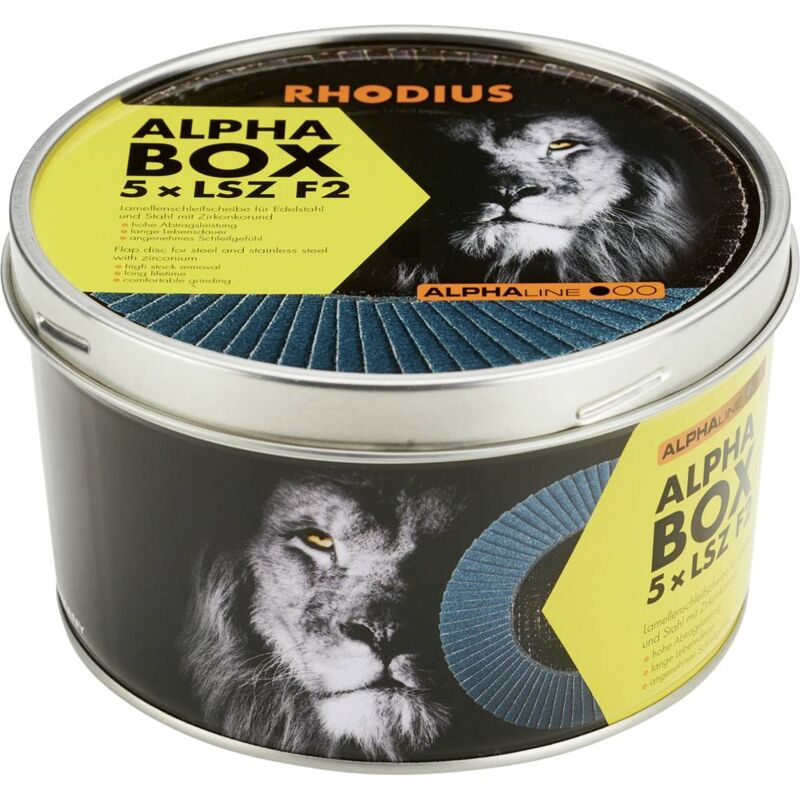 foto del prodotto rhodius 209314 lsz f2 box disco con falde 5 pz.