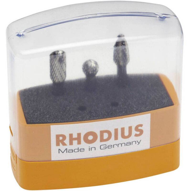 foto del prodotto rhodius 305859 kit fresatura metallo temprato 3 parti