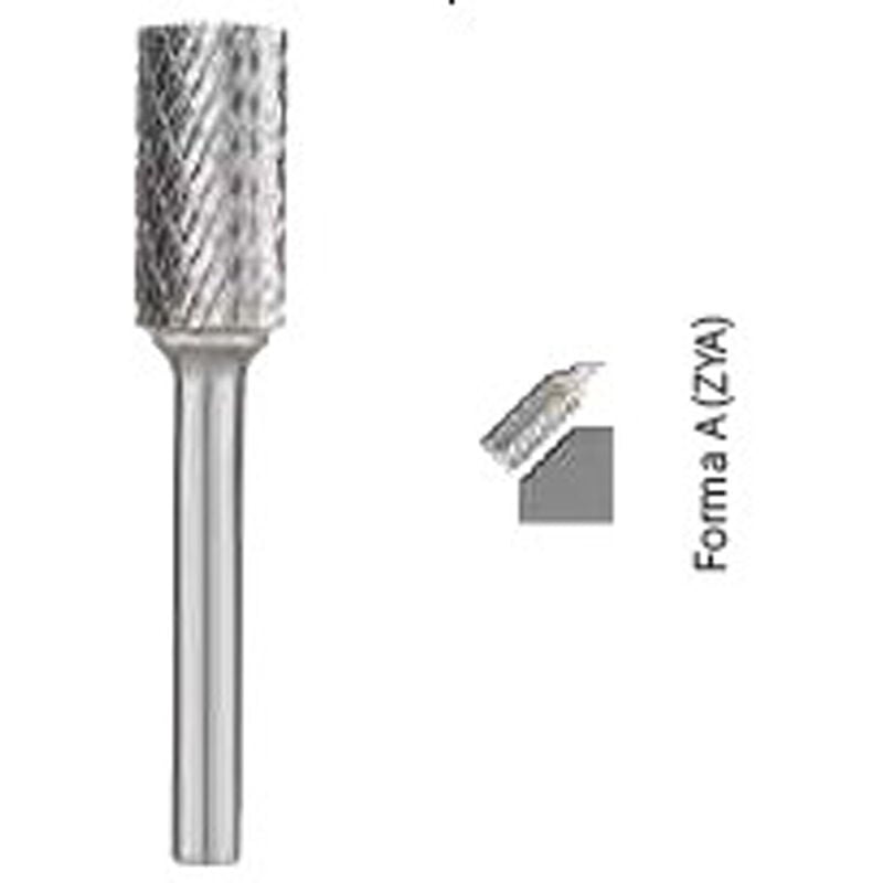 foto del prodotto rhodius abrasives fresa frese punta fresatrice hm a testa piatta senza tagliente zya reitool