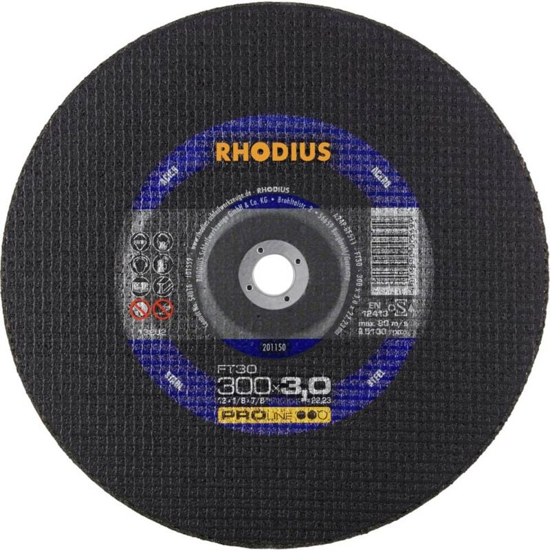 foto del prodotto rhodius ft30 201150 kit dischi da taglio 25 pz. acciaio