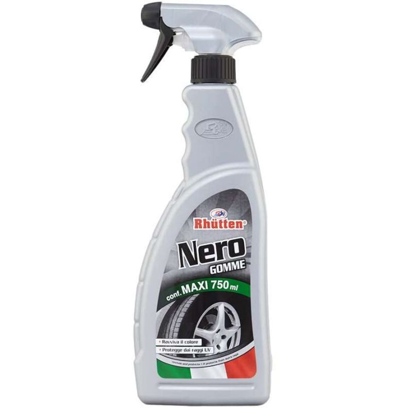 foto del prodotto rhutten gomme spray no gas 750 ml rinnova e protegge pneumatici