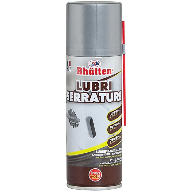 foto del prodotto rhutten lubrificante serrature al ptfe ml 200 spray