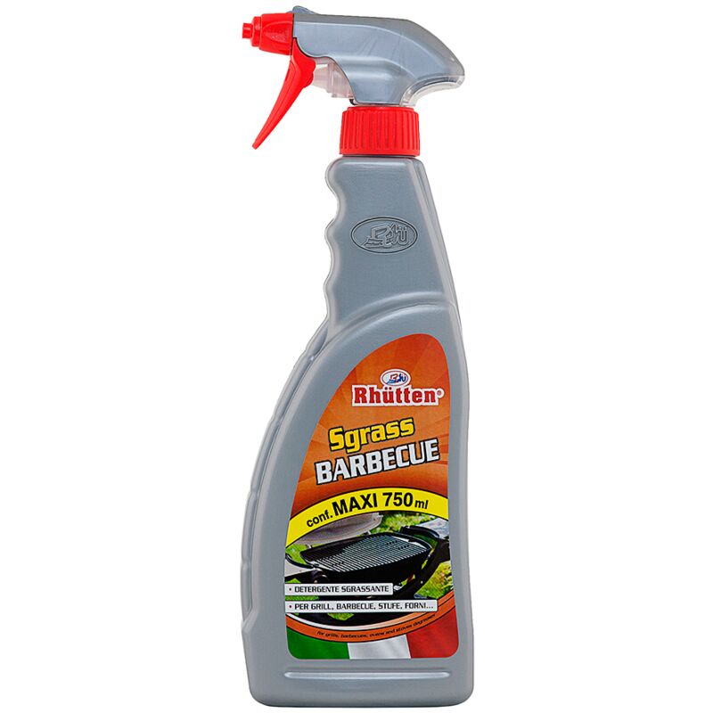 foto del prodotto rhutten sgrassatore per forni e barbecue detergente in schiuma spray da 750 ml