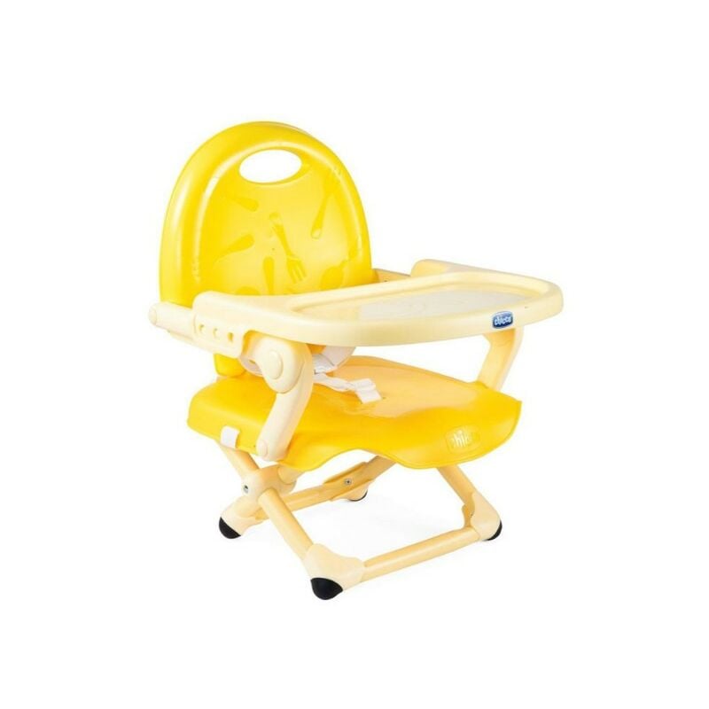 foto del prodotto rialzo sedia pocket snack regolabile con vassoio rimovibile per bambini dalla nascita ai 36 mesi saffron chicco