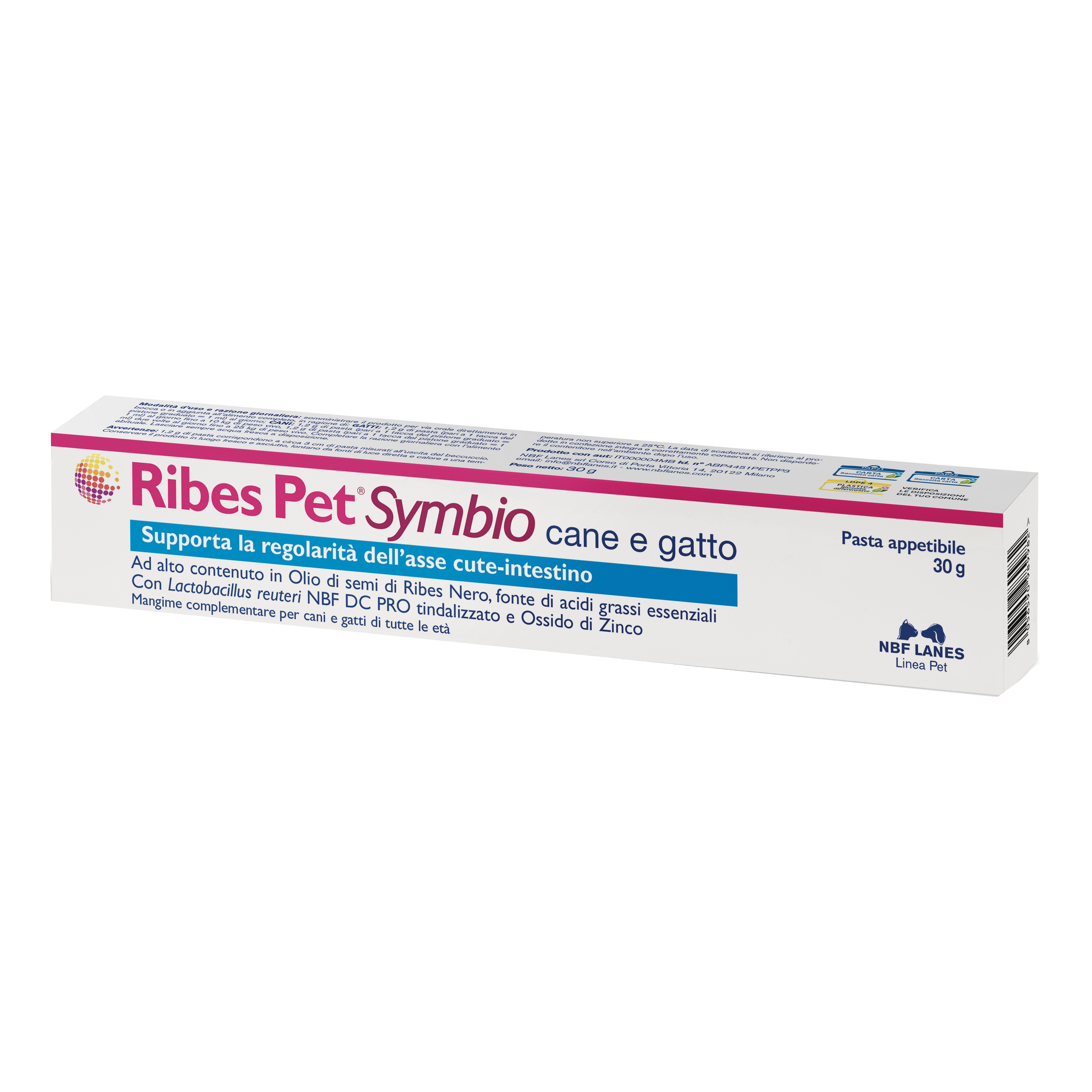 foto del prodotto ribes pet symbio cane e gatto pasta 30 gr