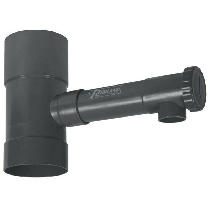 foto del prodotto ribiland adattatore per recuperare acqua piovana da 80 mm c rubinetto d arresto prre080