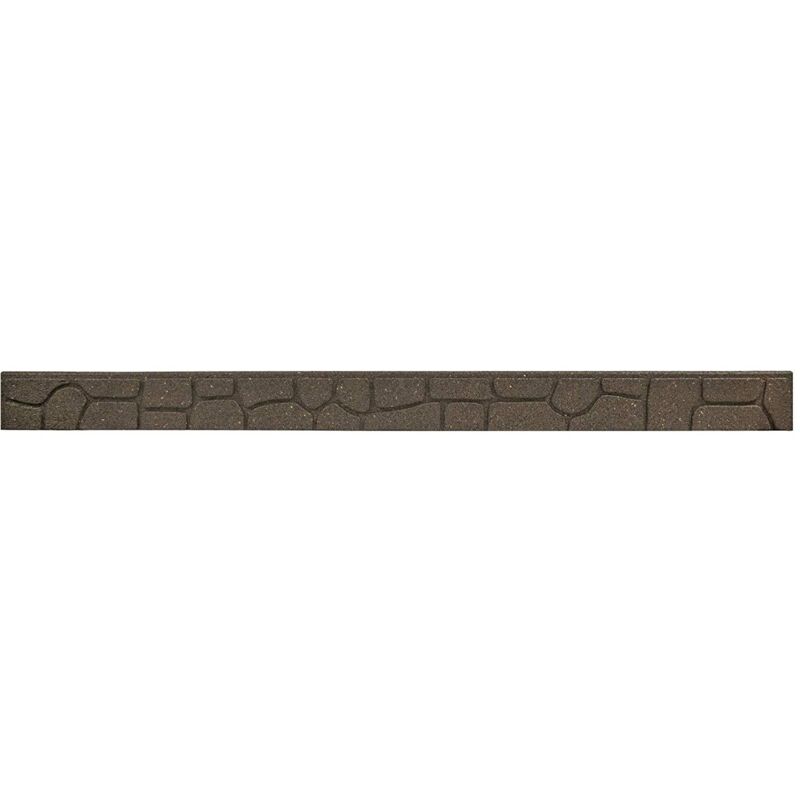 foto del prodotto ribiland bordura per aiuole 120x2x9 cm marrone