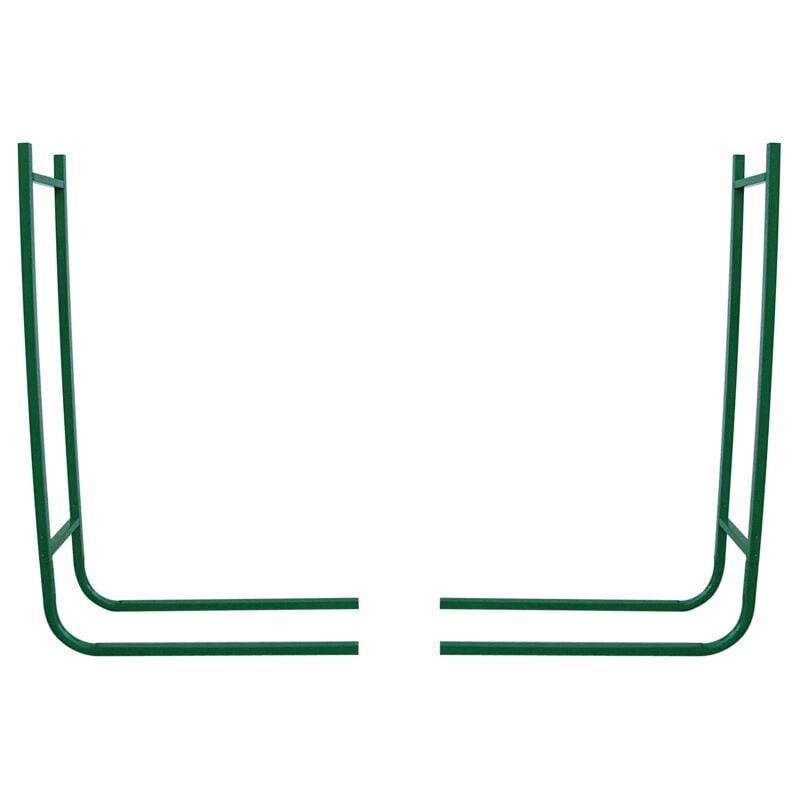 foto del prodotto ribiland - cavalletto portalegna a due elementi smontabili in acciaio verniciato h 95 cm