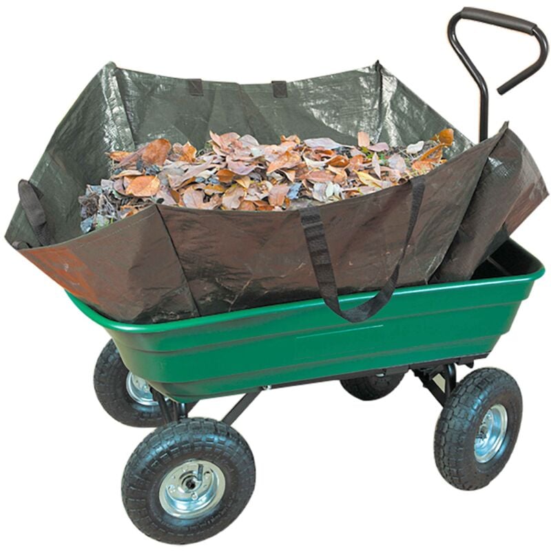 foto del prodotto ribiland sacco per carrello a ruote 300l, 4 maniglie