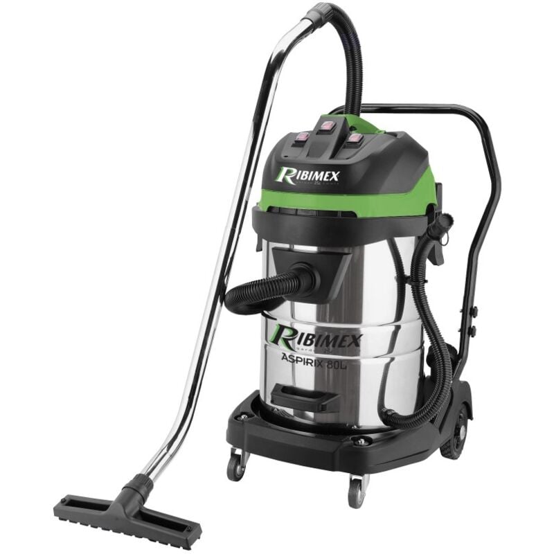 foto del prodotto ribimex aspirix aspiraliquidi solidi acqua polvere soffiatore 3 motori da 1000w 80 lt