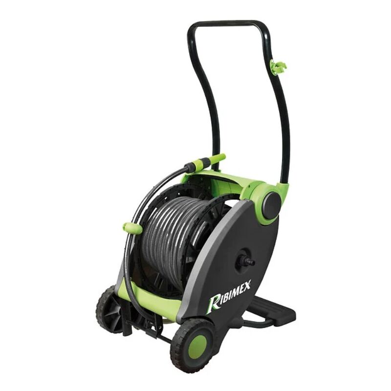 foto del prodotto ribimex avvolgitore automatico da 50 mt con pedale prdp51