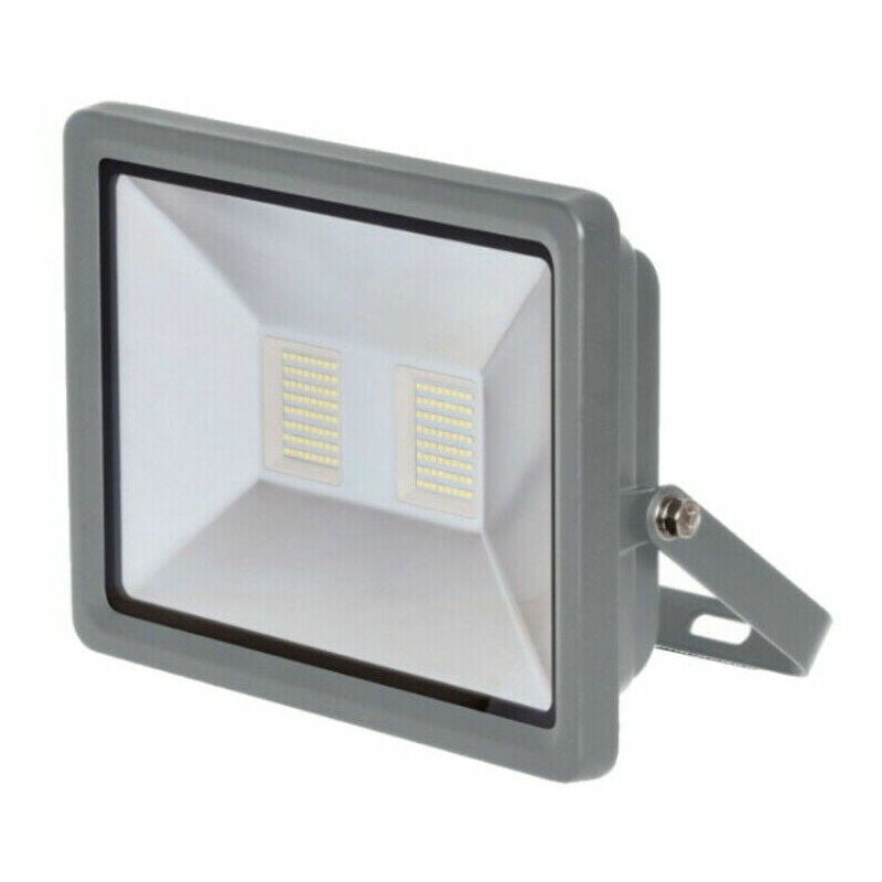 foto del prodotto ribimex faro faretto proiettore 128 led 100w 220v ip6 in alluminio con staffa fissaggio