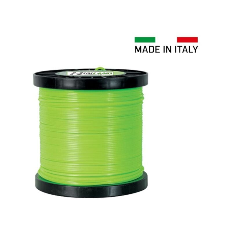 foto del prodotto ribimex filo decespugliatore tagliaerba 3,3mmx80mt quadrato bobina