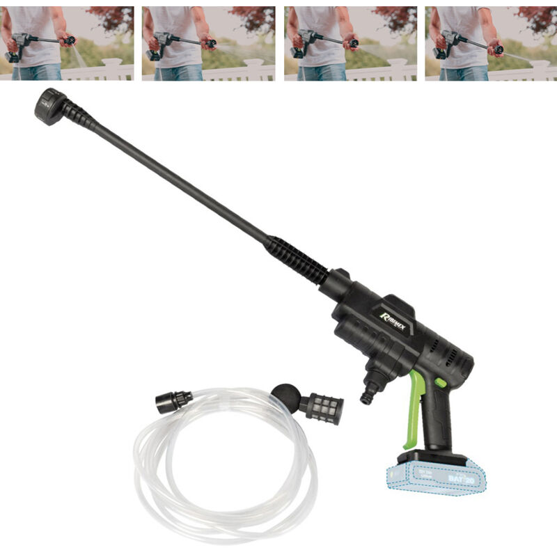 foto del prodotto ribimex prbat20 nhpsb idropulitrice a batteria 20 v getto regolabile leggera solo corpo