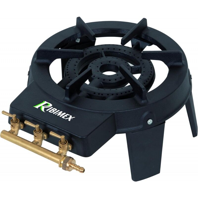 foto del prodotto ribimex prf391 34 fornello a gas 3 fuochi