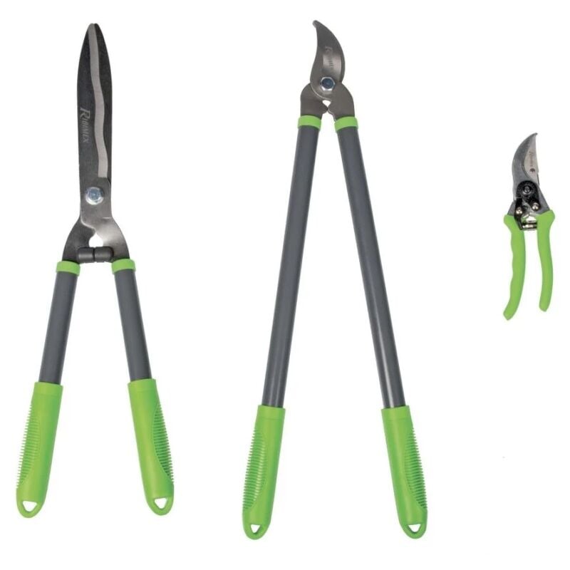 foto del prodotto ribimex set di 3 strumenti da taglio prsmchbx3 con lame in acciaio e impugnatura in pvc