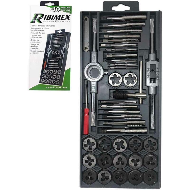 foto del prodotto ribimex set filettatrice 40 pz prtf40