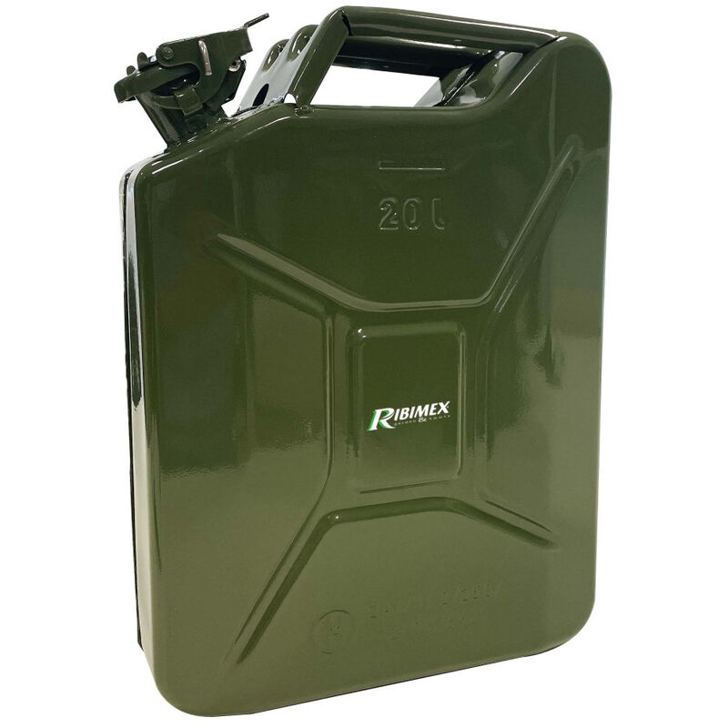 foto del prodotto ribimex tanica latta metallica metallo carburante gasolio benzina 20lt