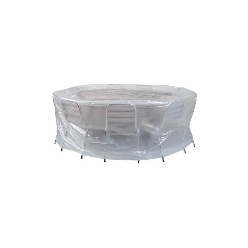 foto del prodotto ribitech copertura protezione impermeabile per tavoli rotondi 200xh80cm ribimex