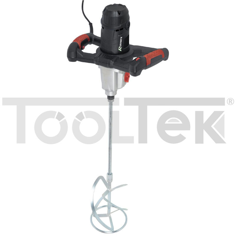 foto del prodotto ribitech miscelatore cemento malta trapano mescolatore mixer 1600w ribimex