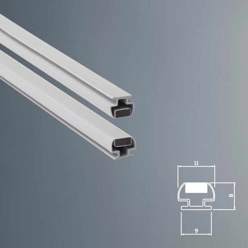 foto del prodotto ricambi box doccia guarnizione magnetica box doccia in gomma ec mag 9 41 kit 2 pezzi bianco