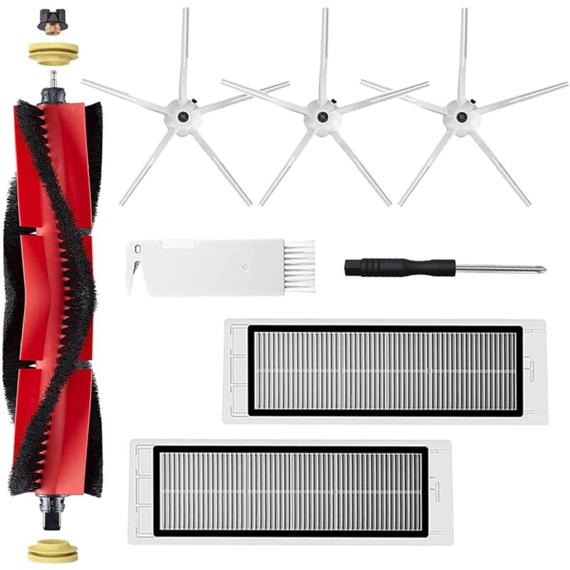 foto del prodotto ricambi compatibili per xiaomi roborock s5 max s6 max s6 pure s6 maxv s50 s51 s55 s5 s60 s65 s6 aspirapolvere, spazzola principale staccabile, filtri