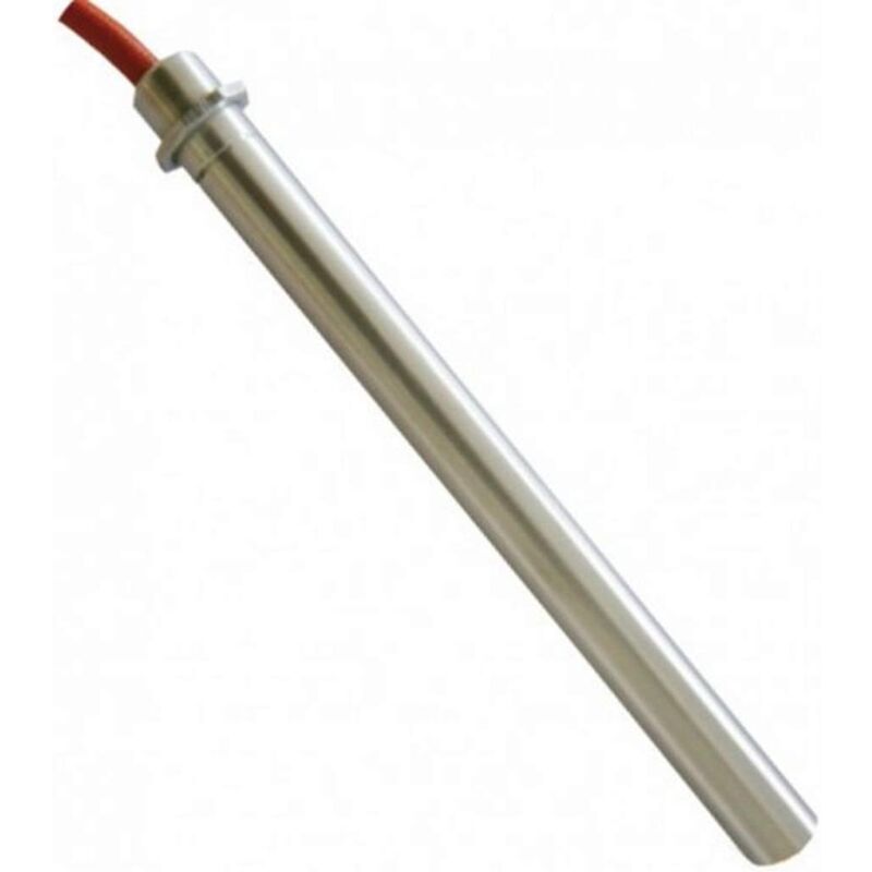 foto del prodotto ricambi pellet candeletta resistenza accensione per stufa a pellet con flangia 350w lunghezza totale 170mm, lunghezza sottobattuta 160mm, diametro