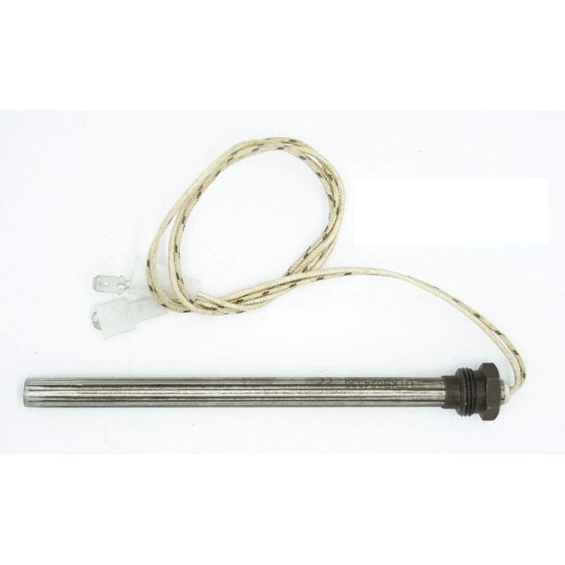 foto del prodotto ricambi pellet candeletta resistenza accensione per stufa a pellet raccordo filettato 3 8 gas diametro 9,9mm 280w lunghezza totale 160mm