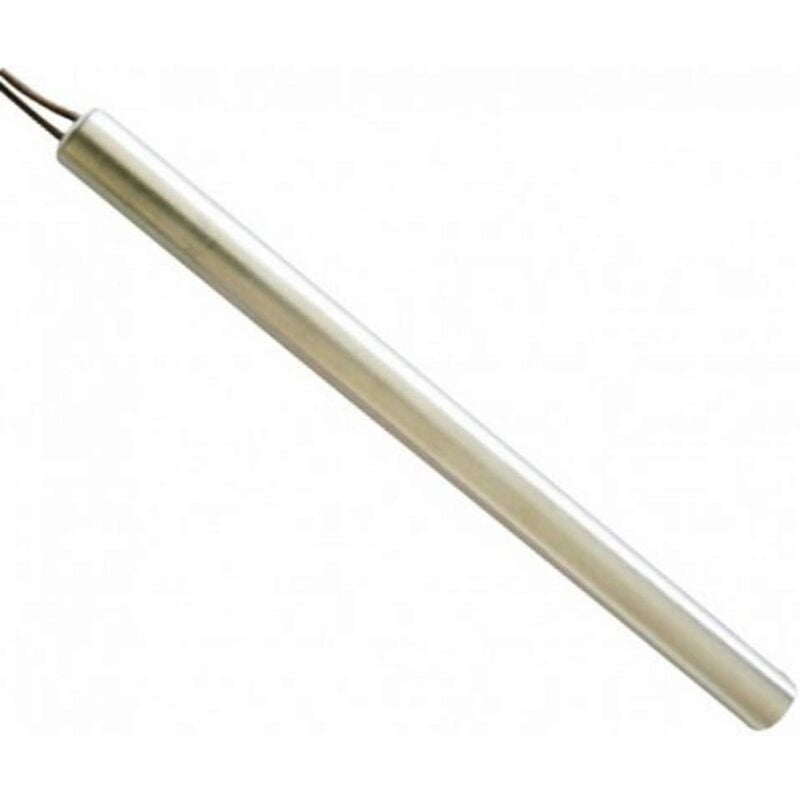foto del prodotto ricambi pellet candeletta resistenza cartuccia accensione per stufe a pellet caldaie e bruciatori, esecuzione diritta 12,5mm lunghezza totale 160