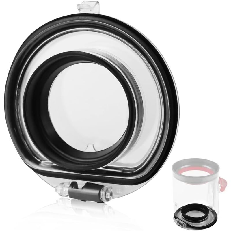 foto del prodotto ricambi per coperchio vano aspirapolvere, adatto per aspirapolvere dyson v10 v11 v15, base con anello di tenuta, coperchio di ricambio