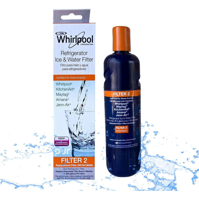 foto del prodotto ricambi per frigoriferi filtro acqua frigorifero filter2 w10413645a