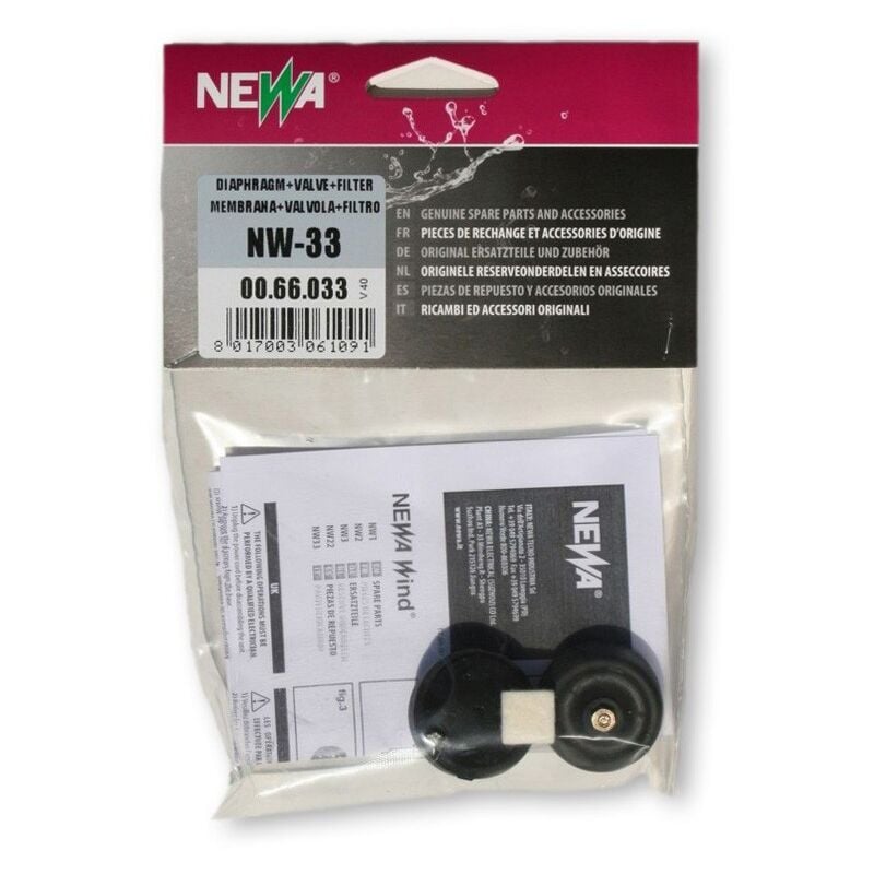 foto del prodotto ricambio membrane per aeratore nw33 newa