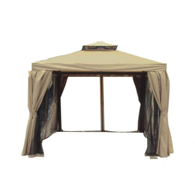 foto del prodotto ricambio telo e 4 laterali gazebo grant 3x3 in poliestere cloth