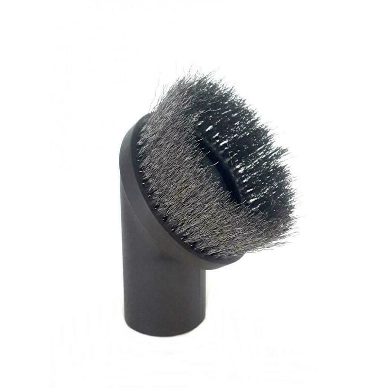 foto del prodotto ricambio terminale xaspirapolvere pennello tondo c setole inox lavor 5.212.0055
