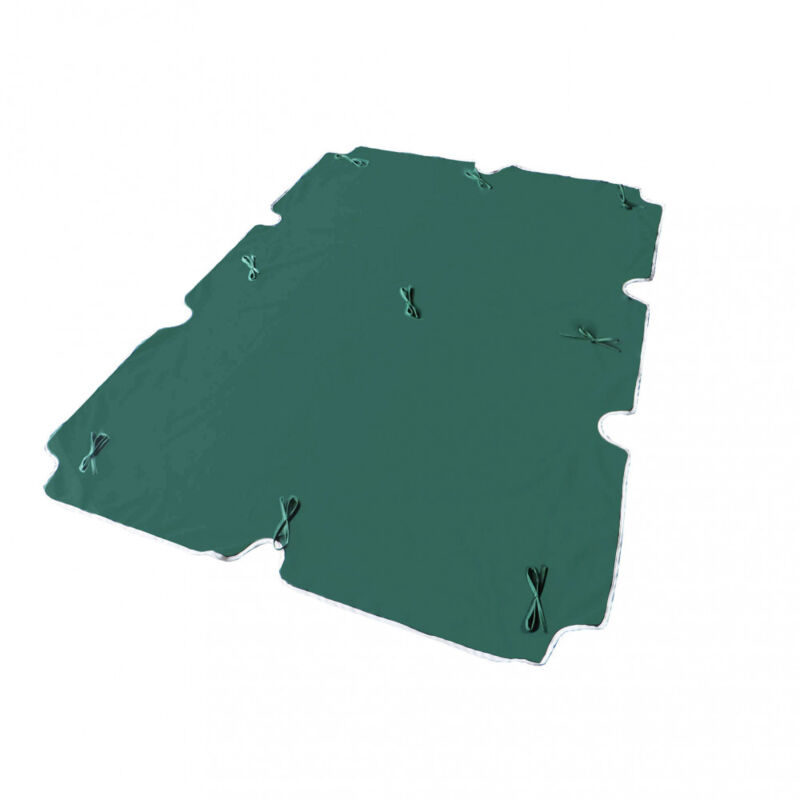 foto del prodotto ricambio tetto per dondolo 2 posti in poliestere cm 165x112x1 cloth colore verde