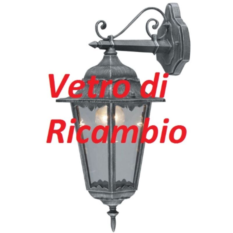 foto del prodotto ricambio vetro vetrino per lanterna lanterne mod irlanda 100w