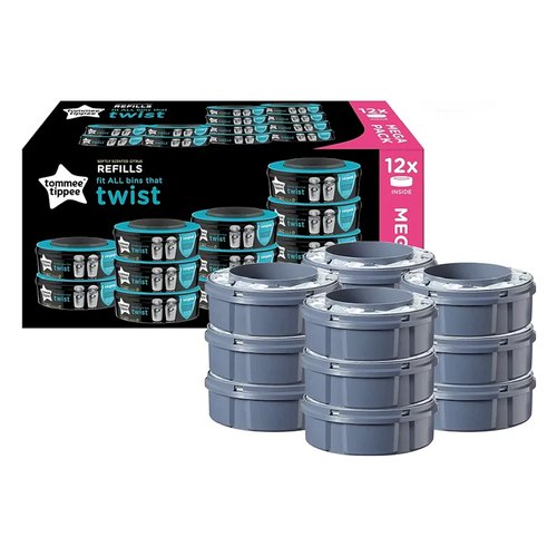 foto del prodotto ricarica contenitore pannolini tommee tippee 85101001 twist&amp;click sang