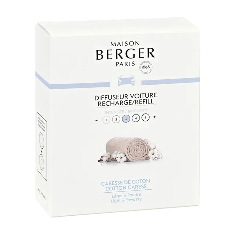 foto del prodotto ricarica diffusore auto caresse coton x2 lampe berger