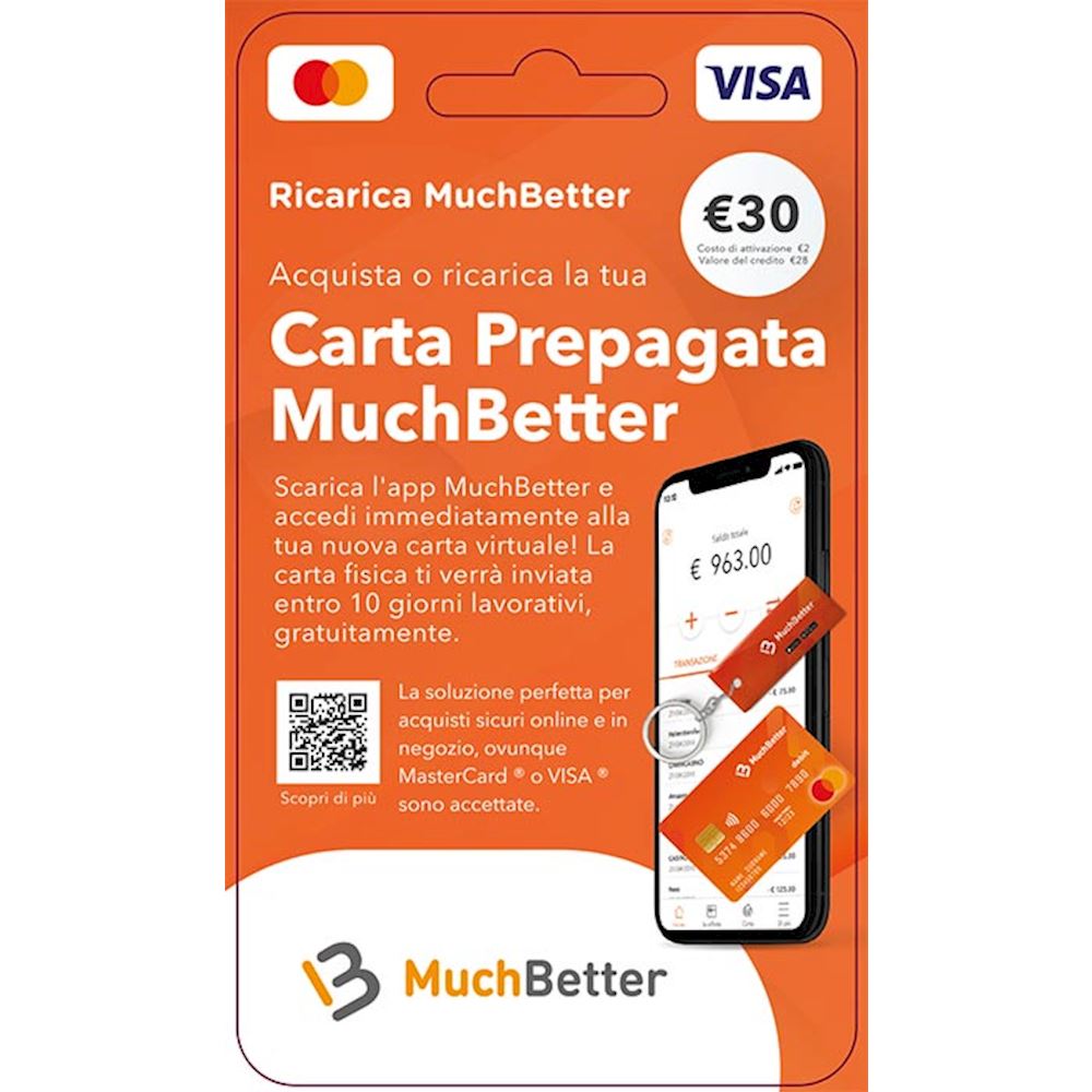 foto del prodotto ricarica muchbetter 30 muchbetter 30