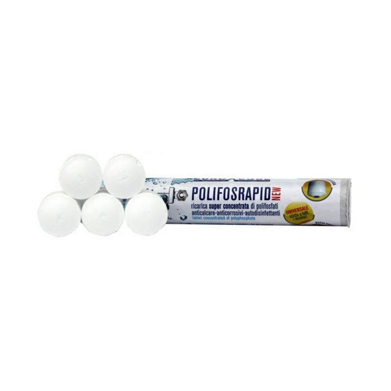 foto del prodotto ricarica per dosatore polifosfati in pastiglie tabs cilindretti 5 pezzi euroacque