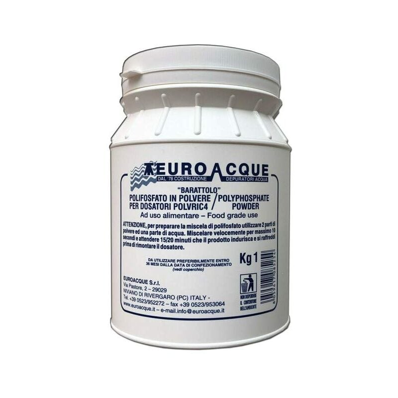 foto del prodotto ricarica per dosatore polifosfati in polvere 1 kg euroacque