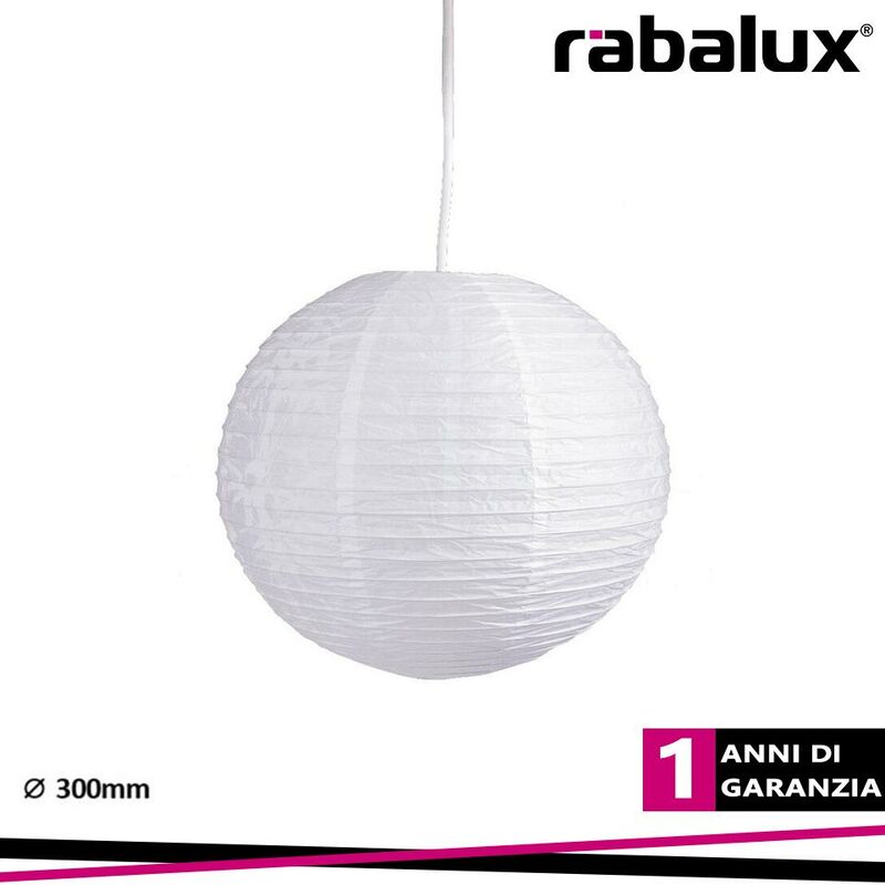 foto del prodotto rice, pendant lamp, d30cm paralume