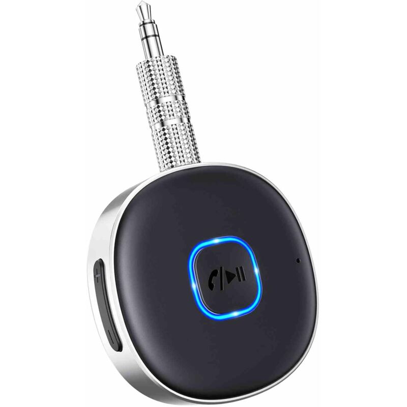 foto del prodotto ricevitore bluetooth per auto, adattatore jack bluetooth 5.3 per altoparlanti stereo domestico cuffie cablate, ricevitore bluetooth aux da 3,5 mm,
