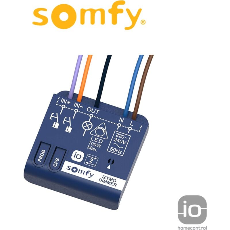 foto del prodotto ricevitore per illuminazioni somfy izymo dimmer receiver io