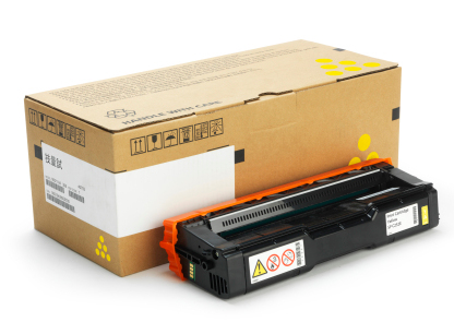 foto del prodotto ricoh 407719 cartuccia toner 1 pz originale giallo