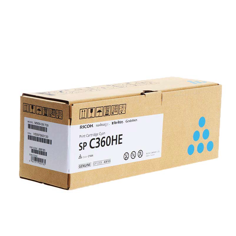 foto del prodotto ricoh 408185 cartuccia toner 1 pz originale blu
