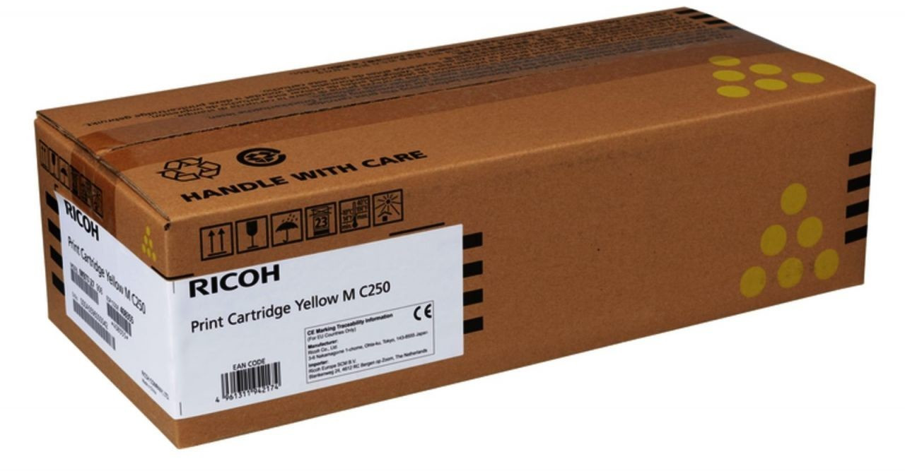foto del prodotto ricoh 408355 cartuccia toner 1 pz compatibile giallo